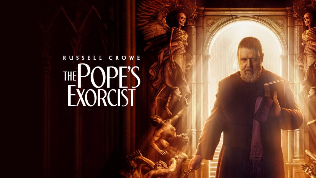 Poster film 'The Pope's Exorcist' (Prime Video)